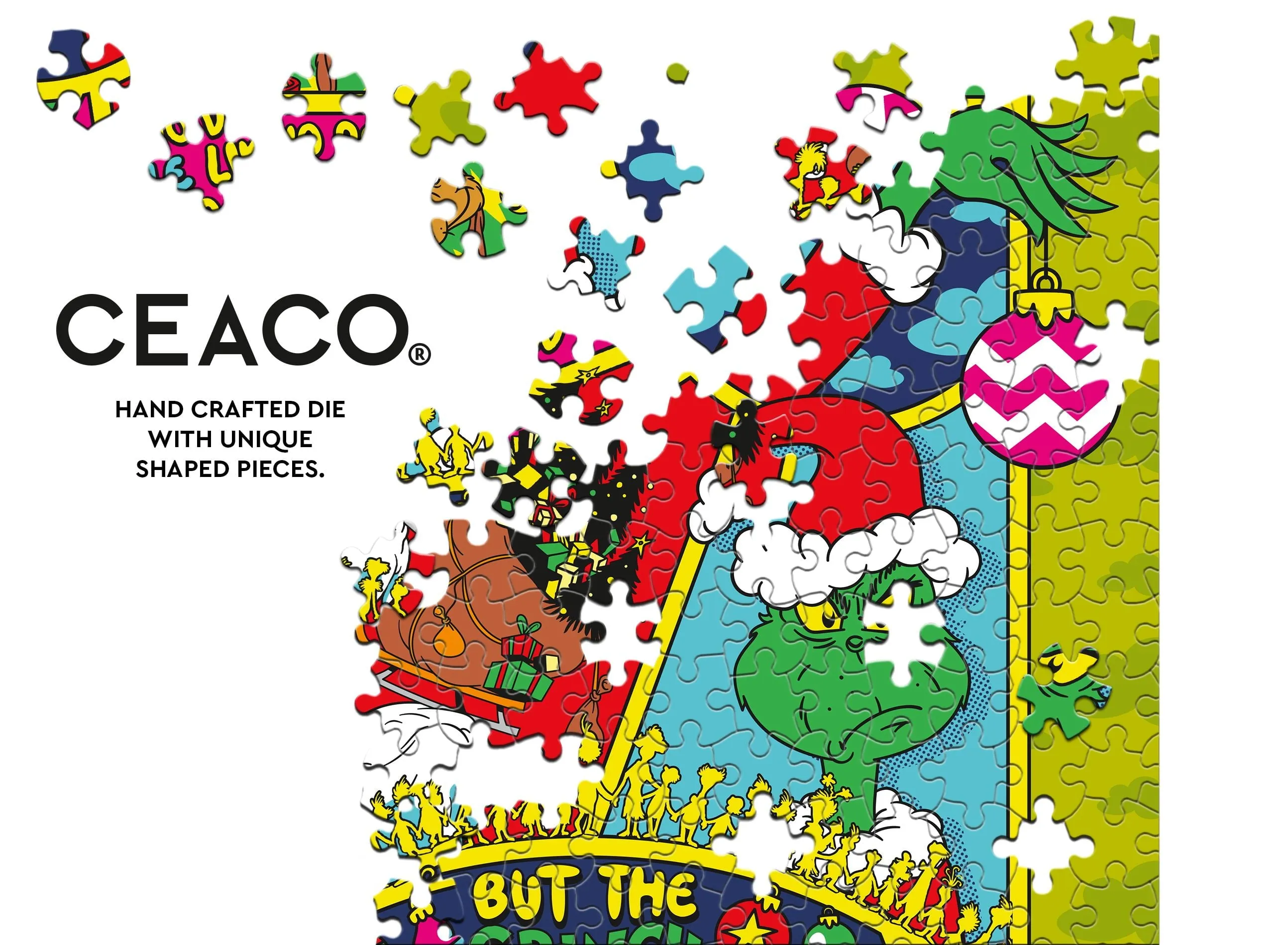 Ceaco Dr. Seuss 3 In 1 Grinch Multipack Jigsaw Puzzle