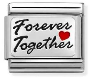 Classic S/steel,enamel,925 silver,Forever Together    330208/53