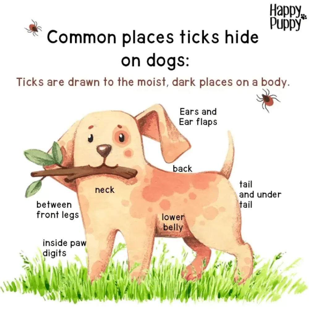 Happy Puppy Organic Tick Bomb Spray for Dogs