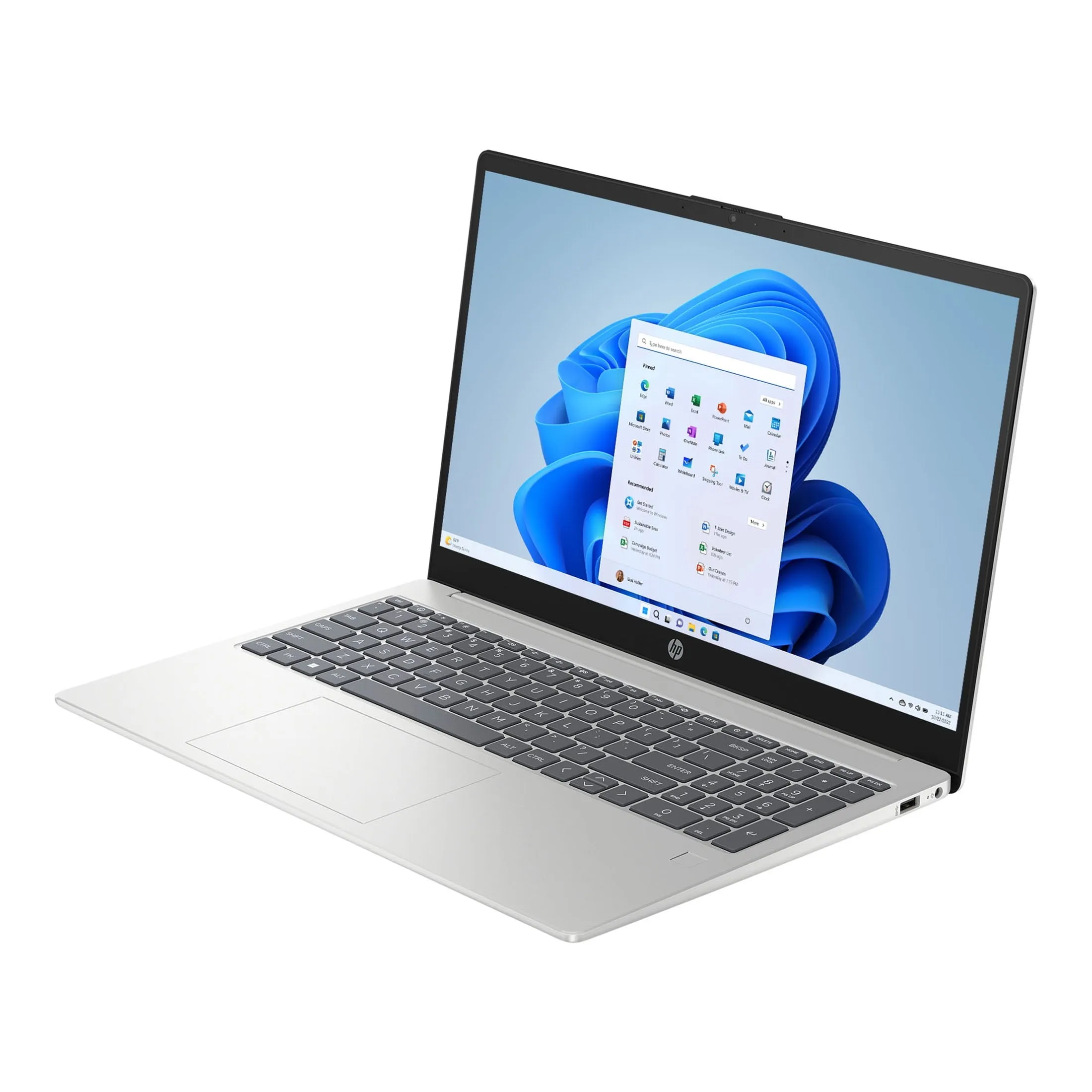 HP 15.6 inch Windows Laptop Intel Core i7-1355U 16GB RAM 1TB SSD Natural Silver