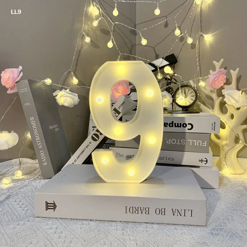 Led Number 9 (Size 8.5 Inch)